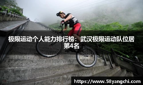 极限运动个人能力排行榜：武汉极限运动队位居第4名