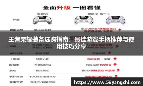 王者荣耀装备选购指南：最佳游戏手柄推荐与使用技巧分享